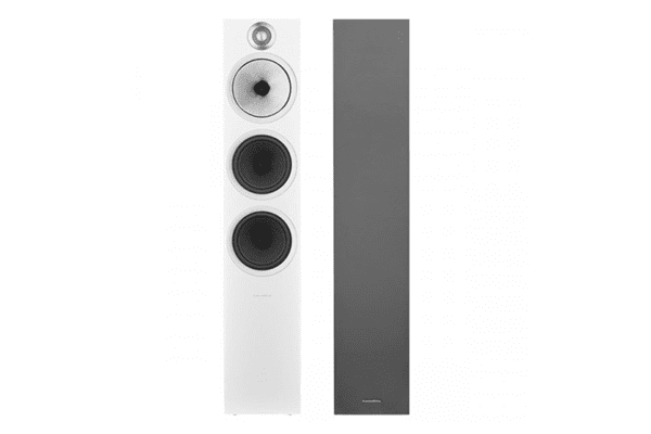 Bowers & Wilkins 603 S2 Anniversary Edition White Front View Final