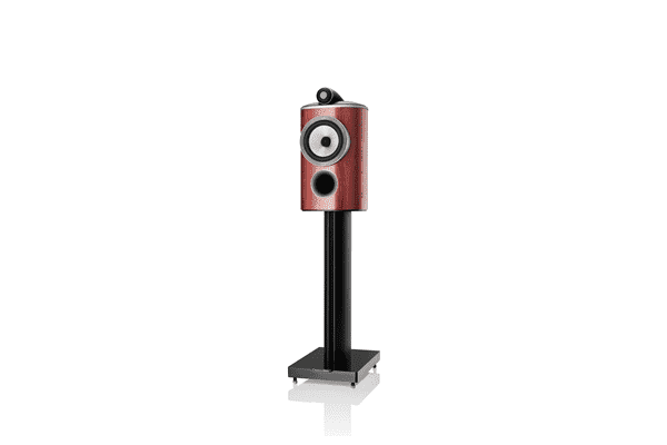 Bowers & Wilkins 805 D4 Satin Rosenut Single on stand Side view Final