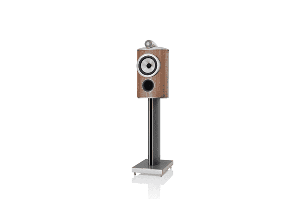 Bowers & Wilkins 805 D4 Walnut on stand Side view Final